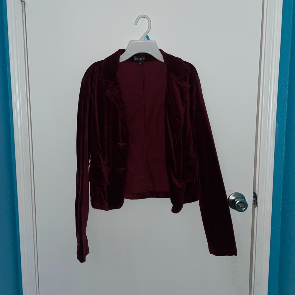 VELVET RED JACKET